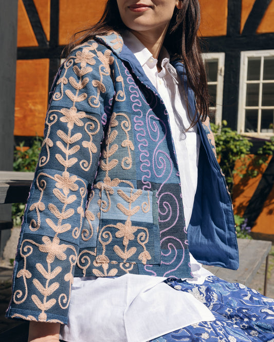 PRAANAM - RAMA DENIM JACKET / LILLY AND MAUVE