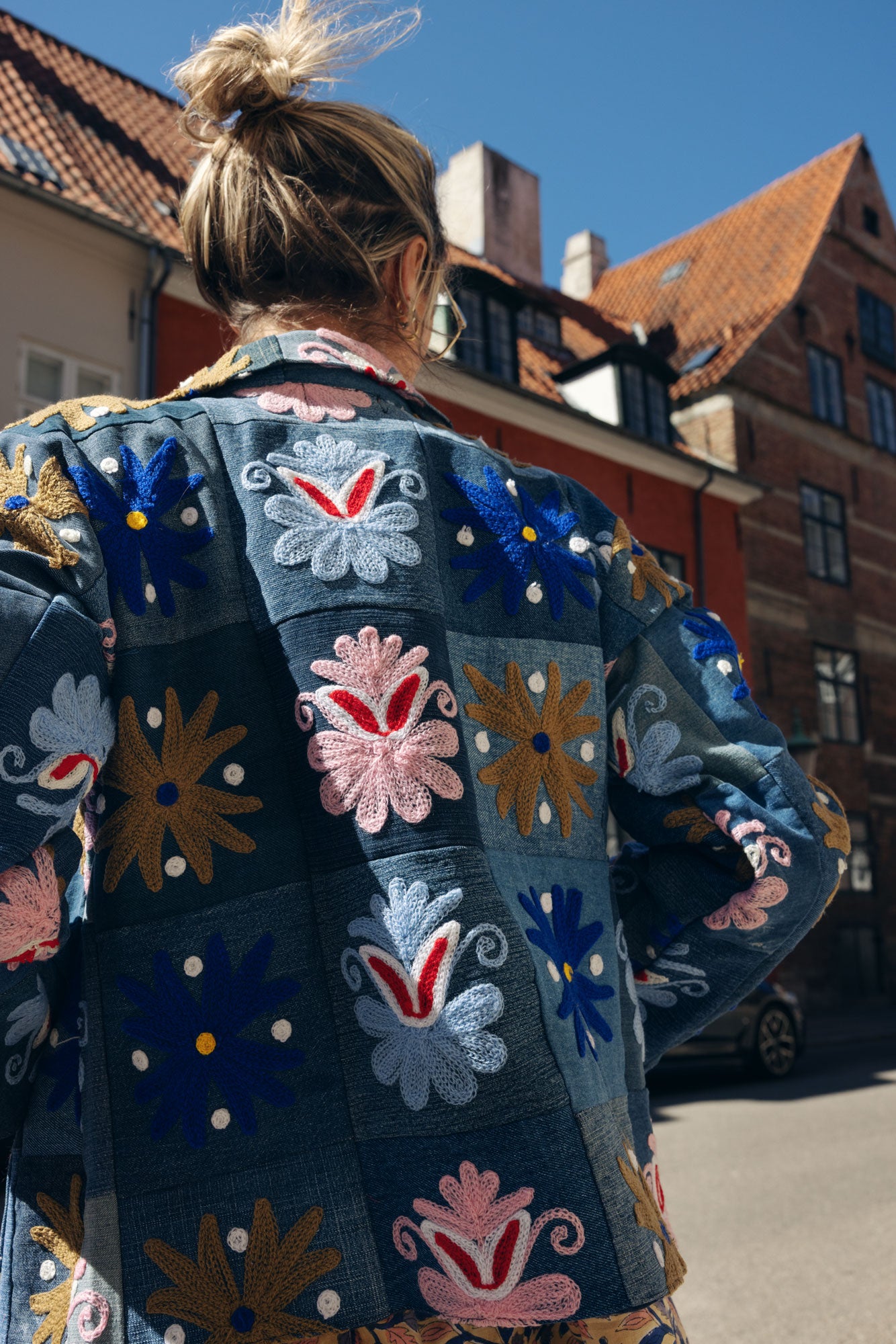 PRAANAM - LOVE DENIM JACKET / DUSKY FLAMINGO