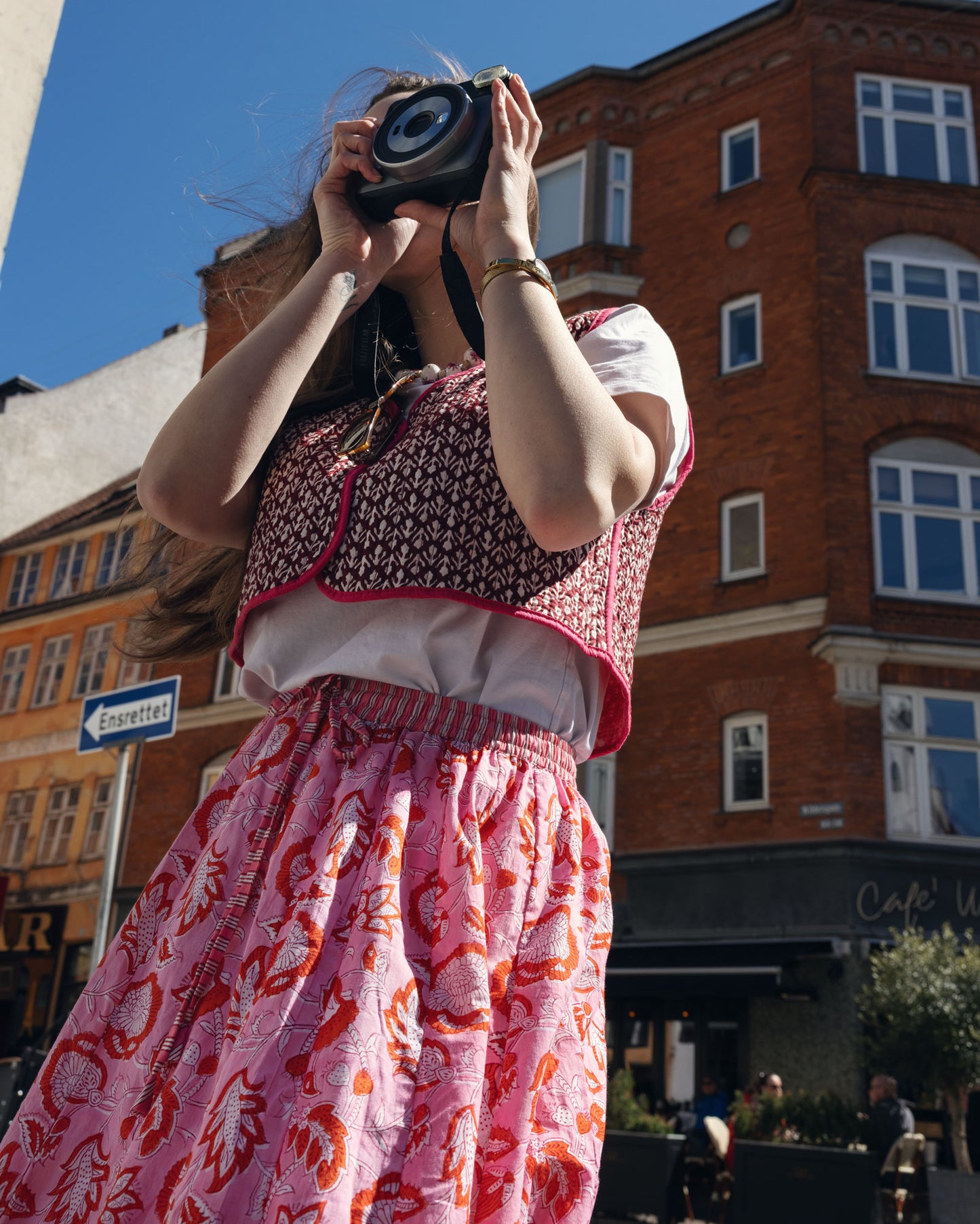SS25 - MINA VEST / ROMANTIC PINK AND BURGUNDY