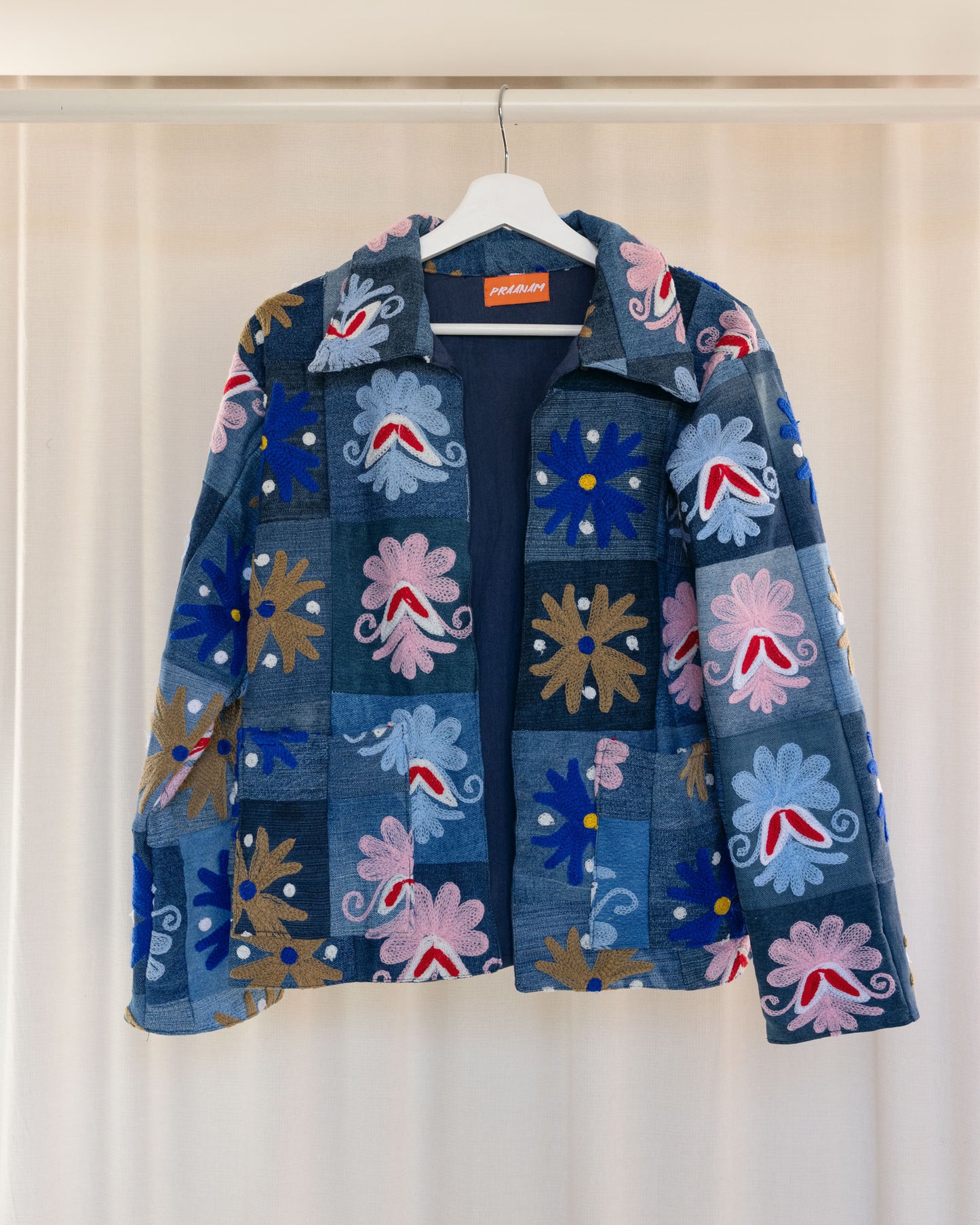 PRAANAM - LOVE DENIM JACKET / DUSKY FLAMINGO