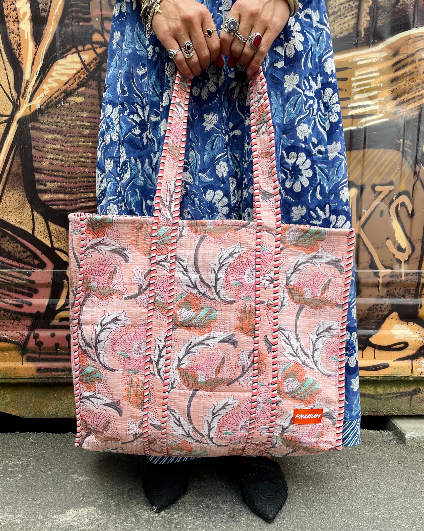 PRAANAM - SUMMER BAG / ROSA