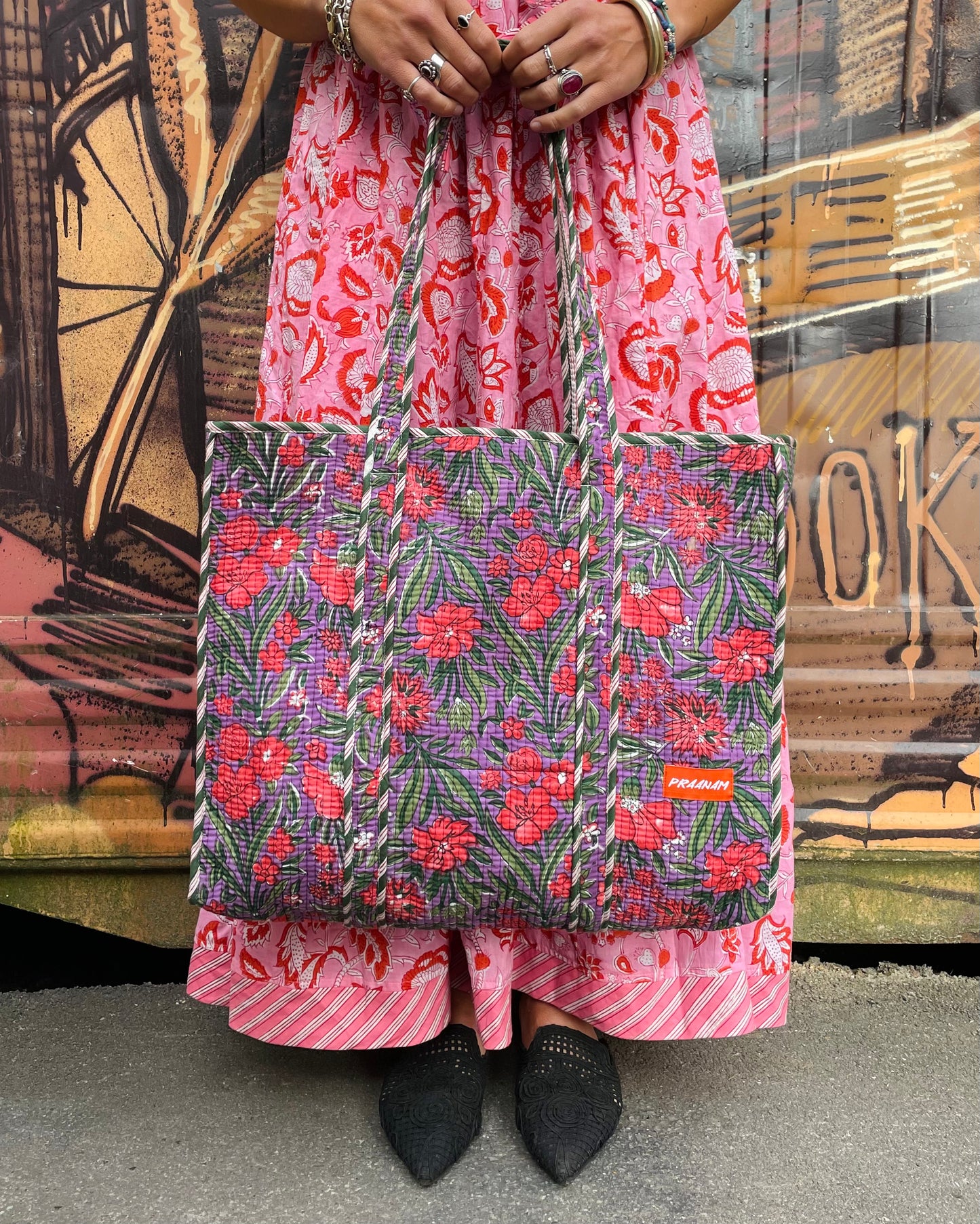 PRAANAM - SUMMER BAG / VIOLA