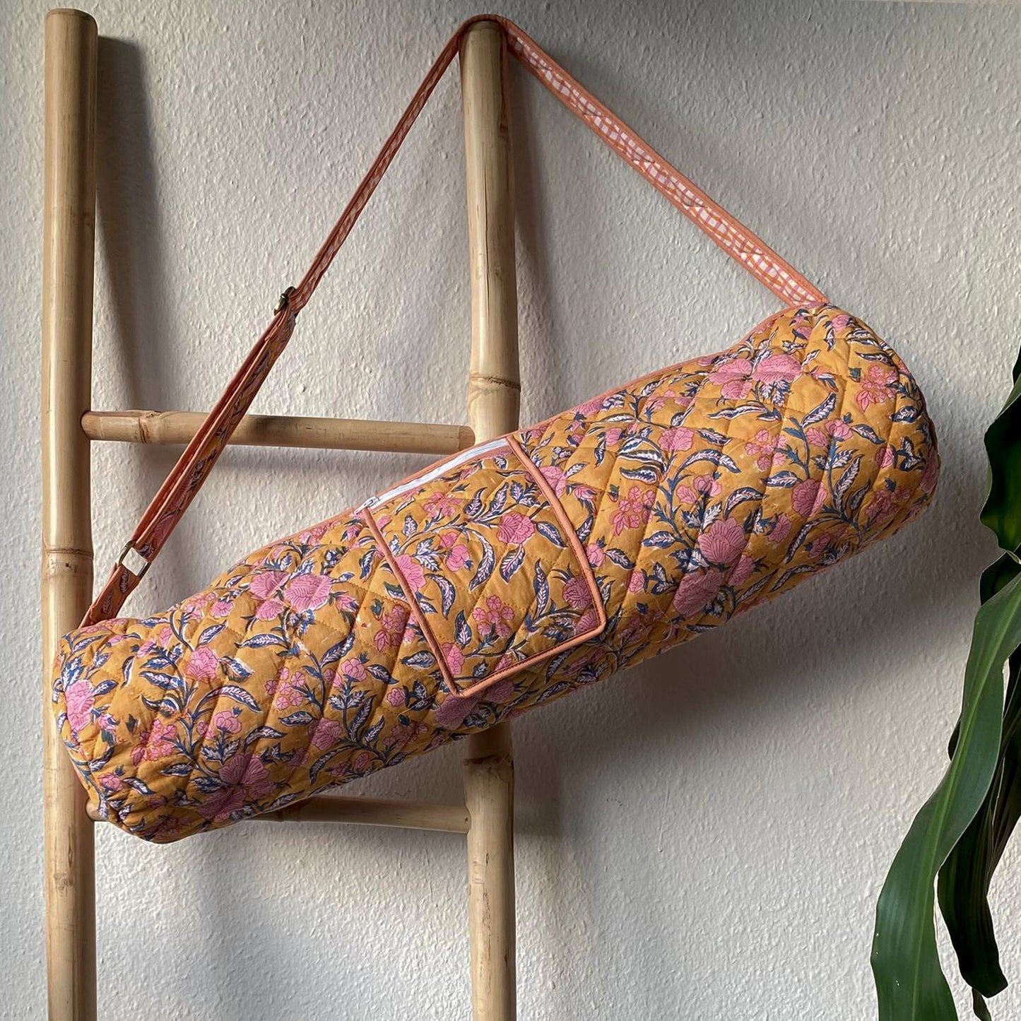 PRAANAM - ASANA BAG / SAFFRON GARDEN