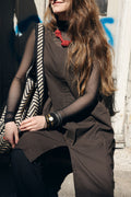 Mati dress - Mud black