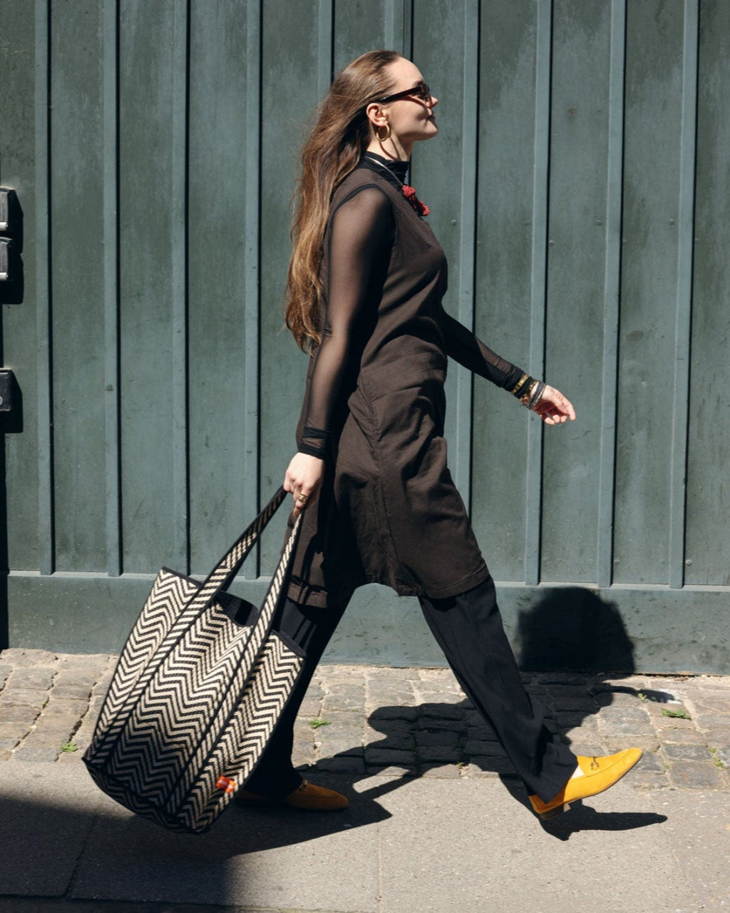 Kora Bag - Zebra Black and soft cream