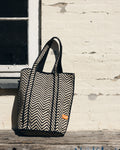 Kora Bag - Zebra Black and soft cream