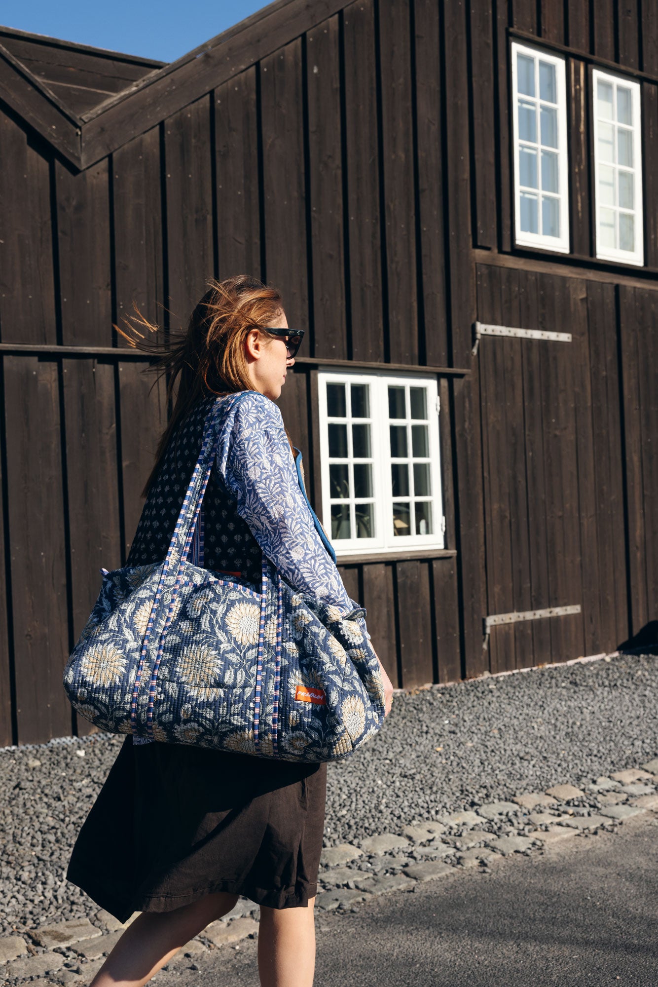 Jasmine shirt - Ocean blu