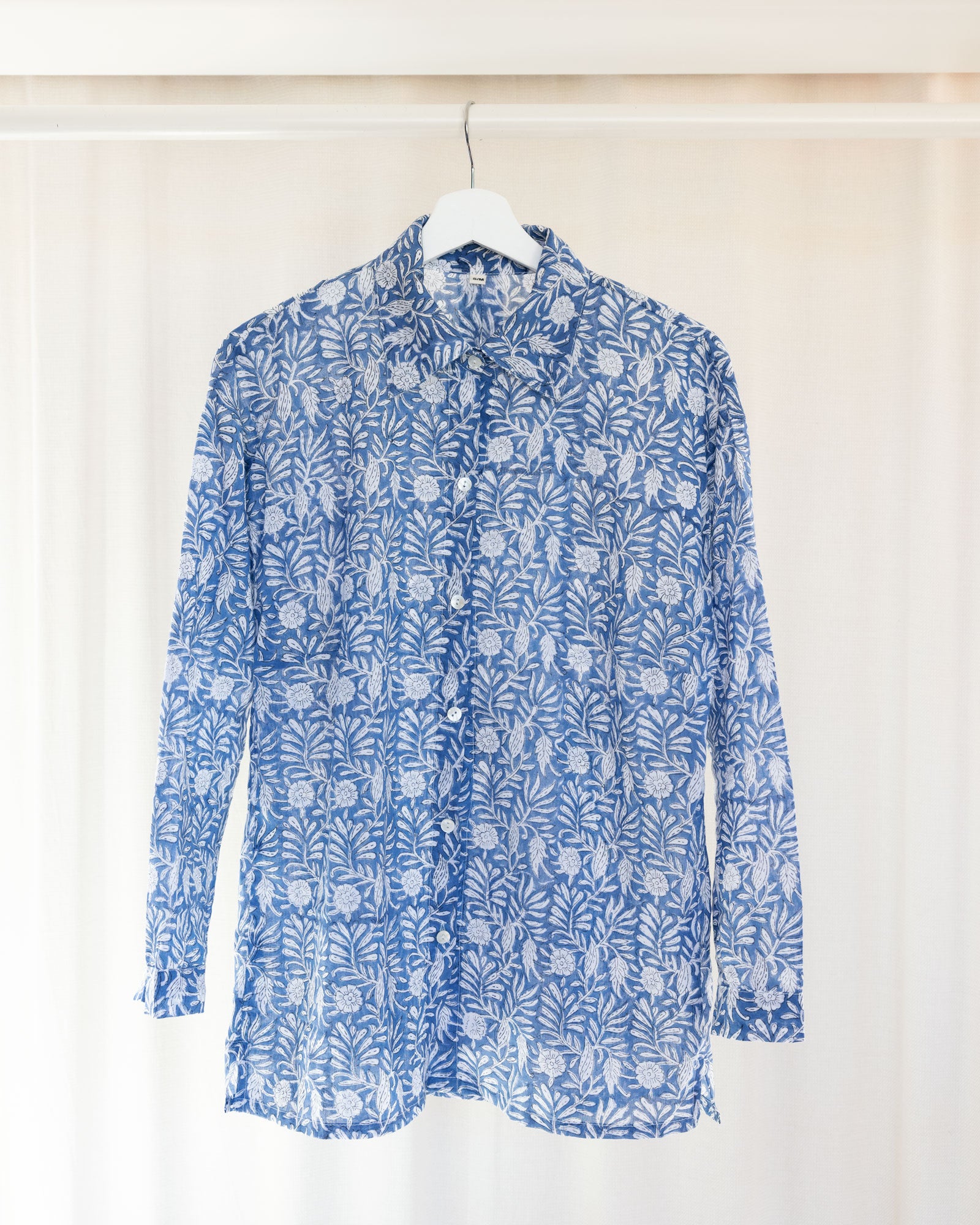 Jasmine shirt - Ocean blu