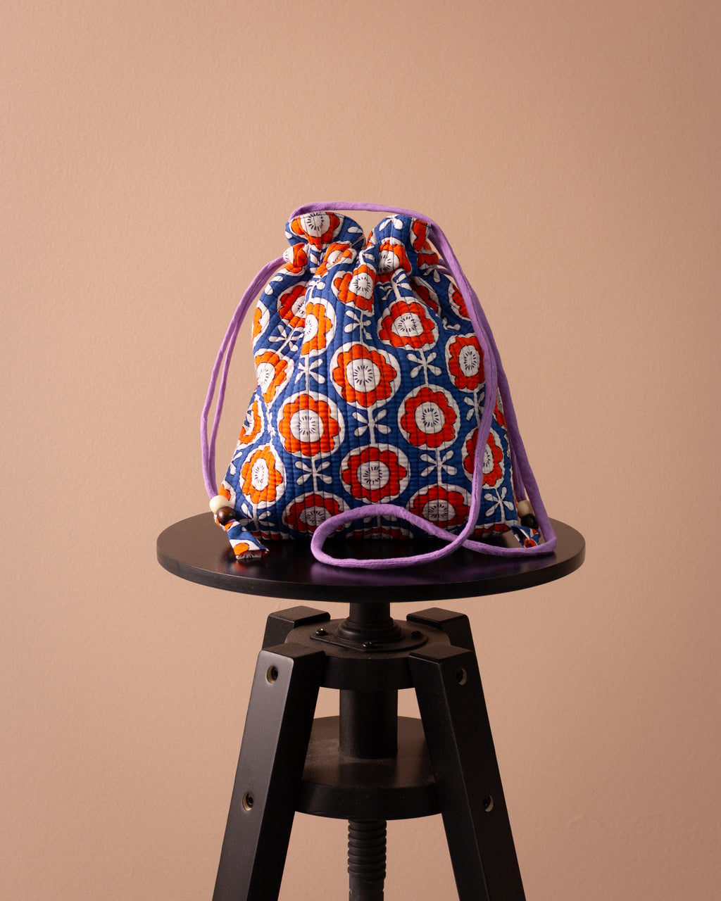 Rani Pouch - Blue and Orange