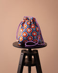 Rani Pouch - Blue and Orange