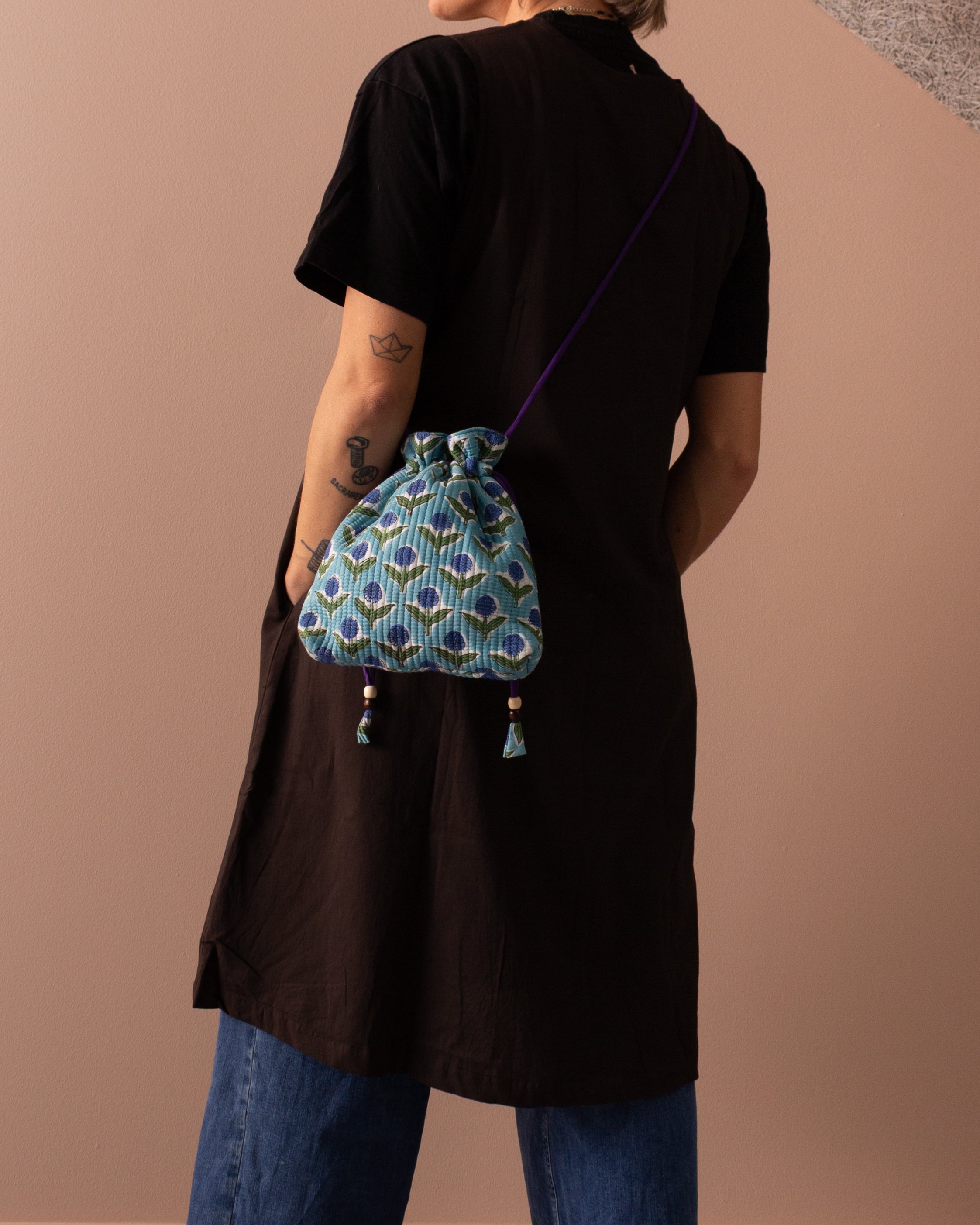 Rani Pouch - Light blue