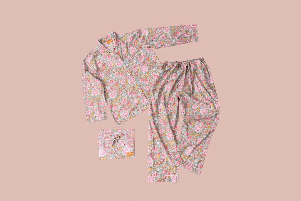 Taara pyjamas - Blu lagoon