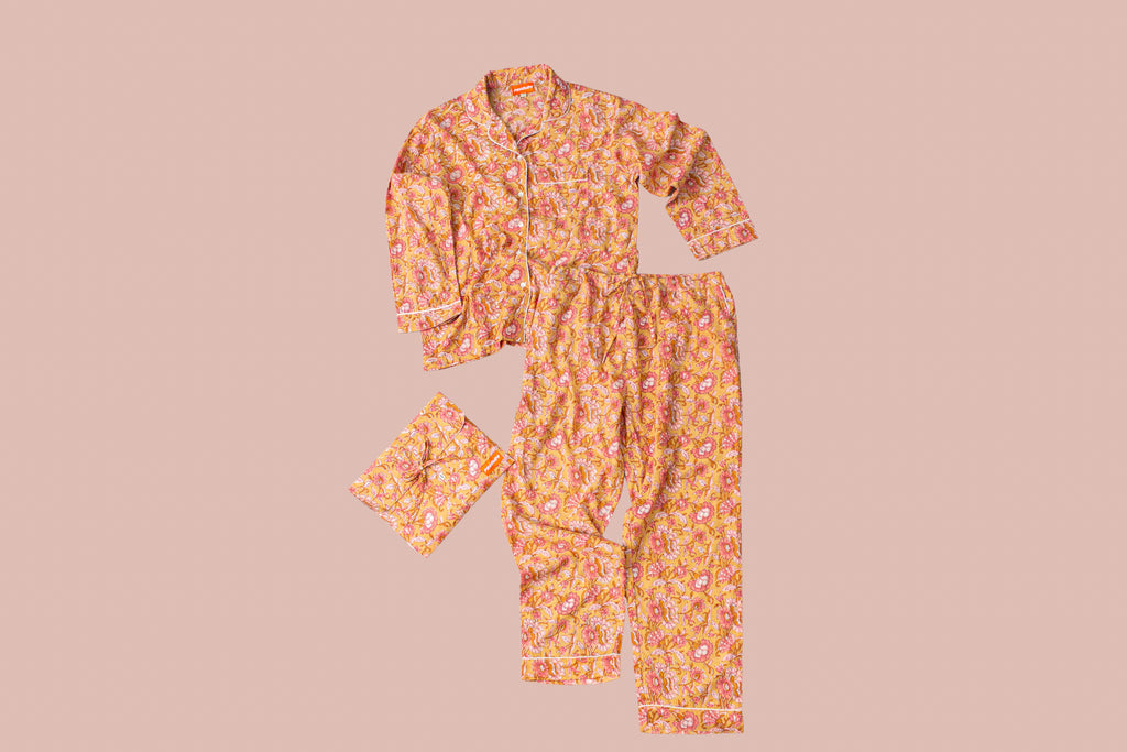 Taara pyjamas - Dandelion Yellow