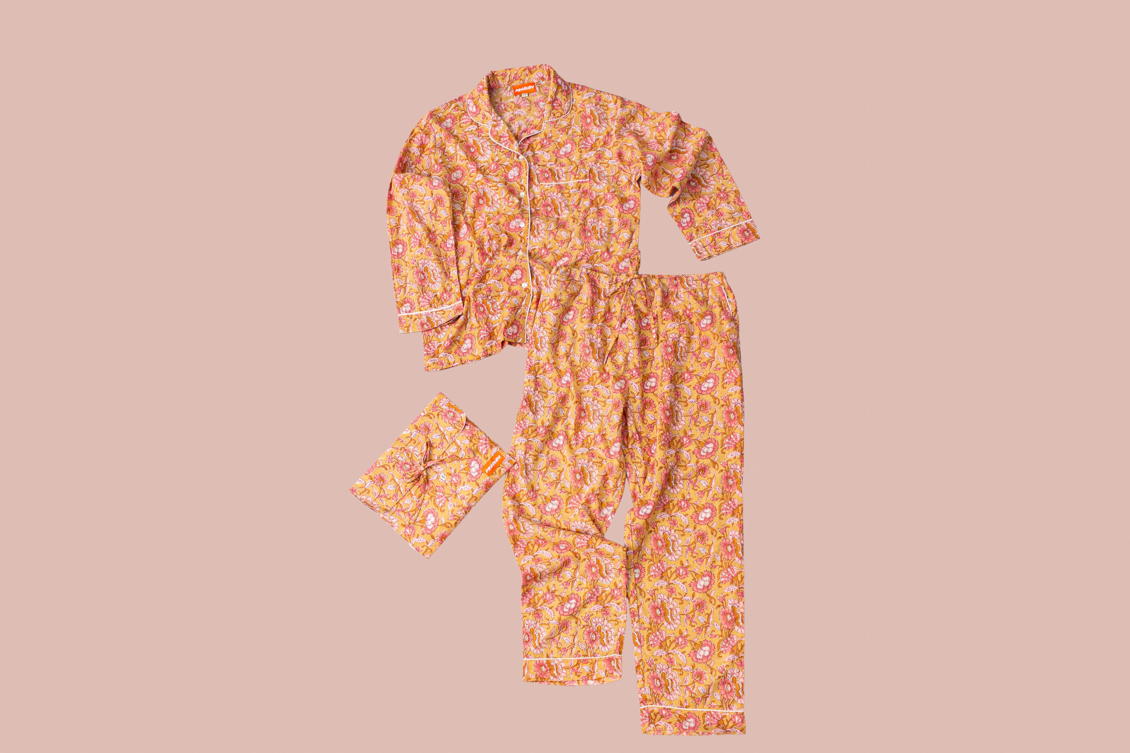Taara pyjamas - Dandelion Yellow