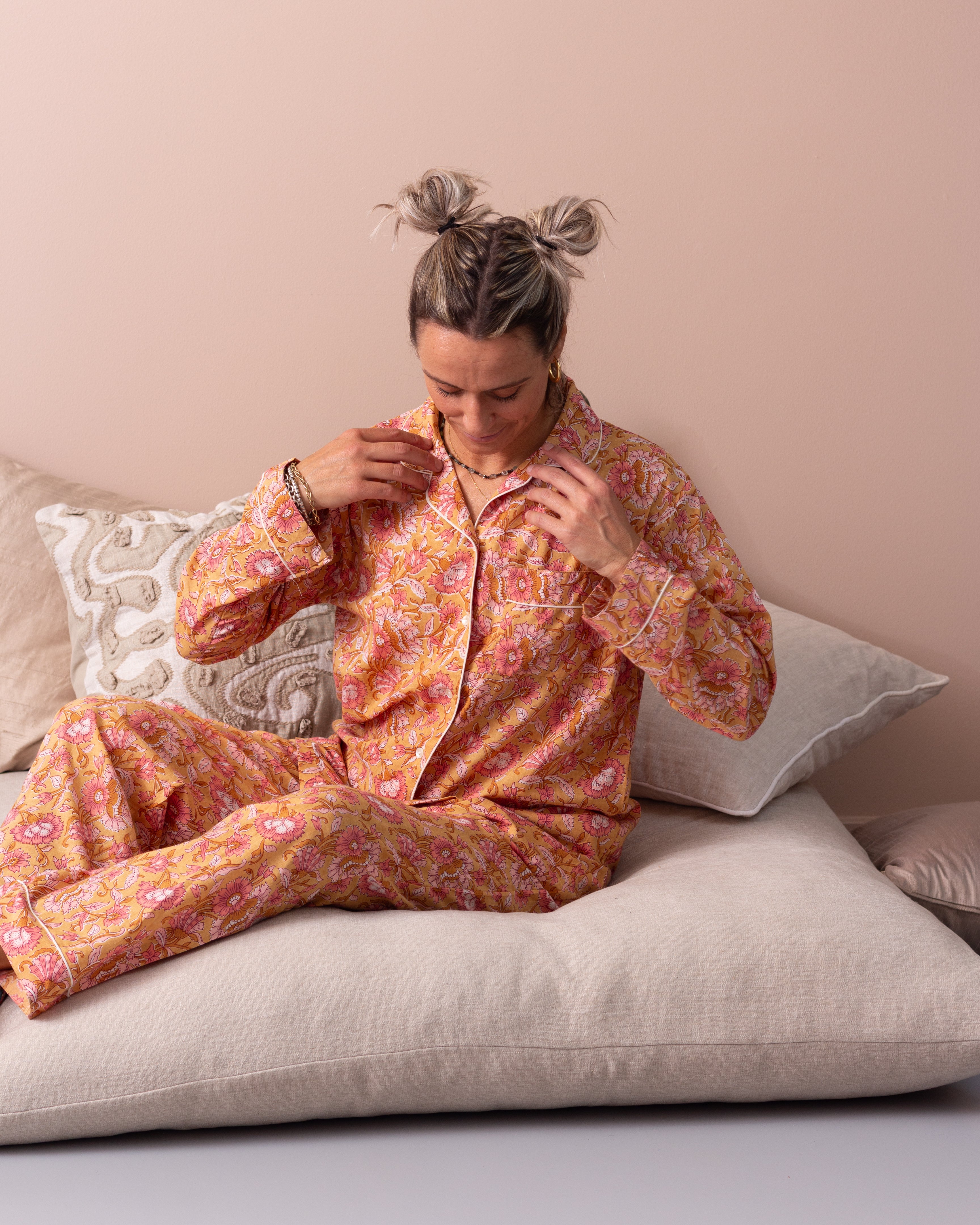 Taara pyjamas - Dandelion Yellow