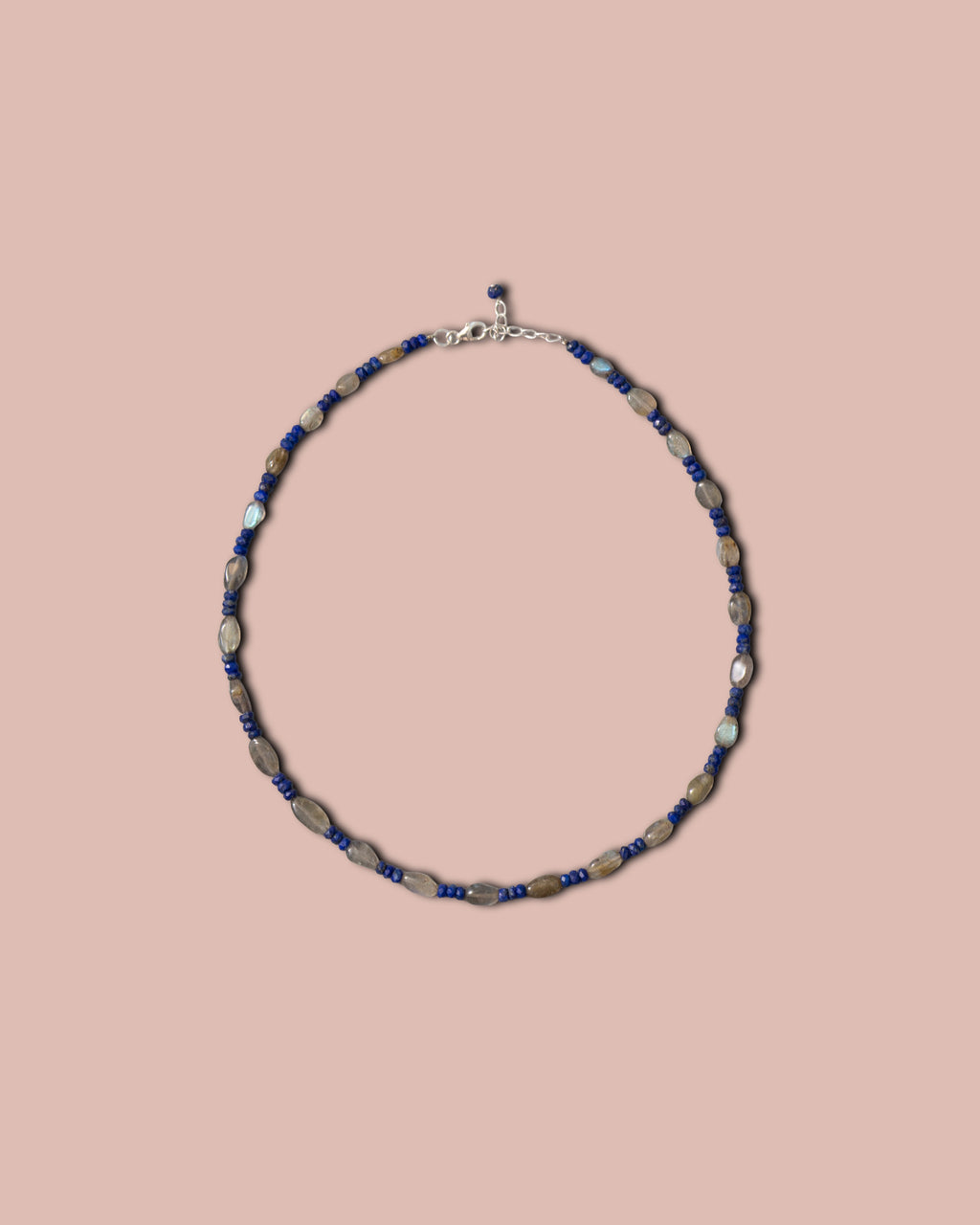 Selva Necklace - Labradorite and Lapis