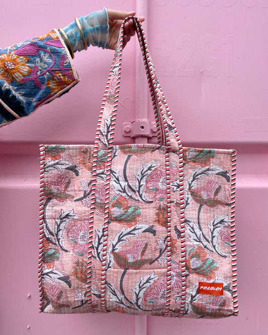 PRAANAM - SUMMER BAG / ROSA