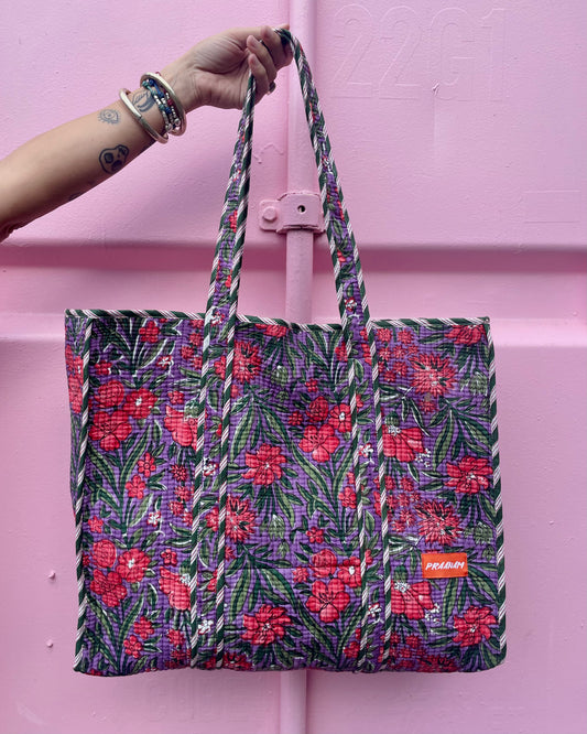 PRAANAM - SUMMER BAG / VIOLA