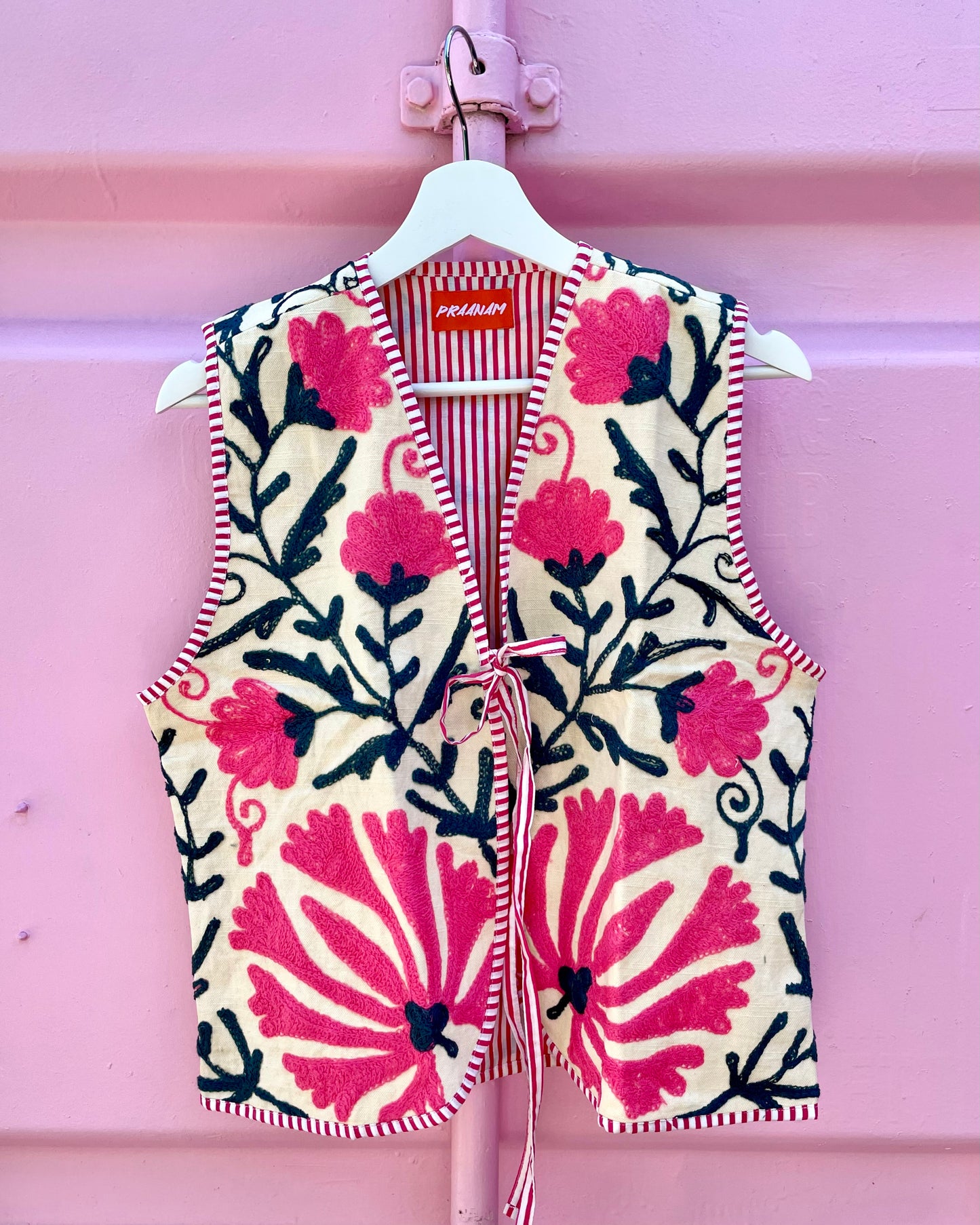 PRAANAM - KALA VEST / BLUSH GARDEN