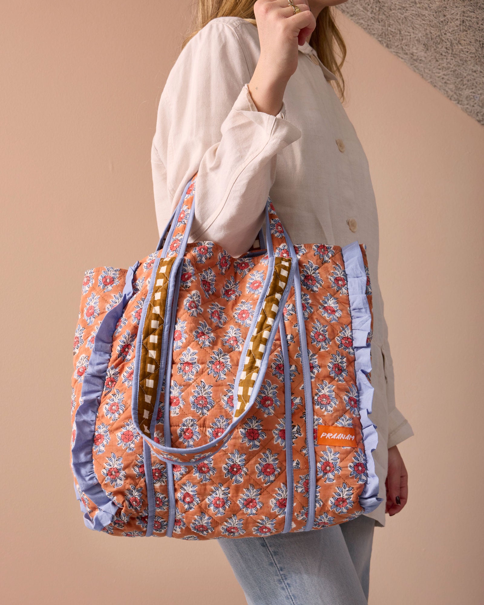 Frill bag - Rusty Brown