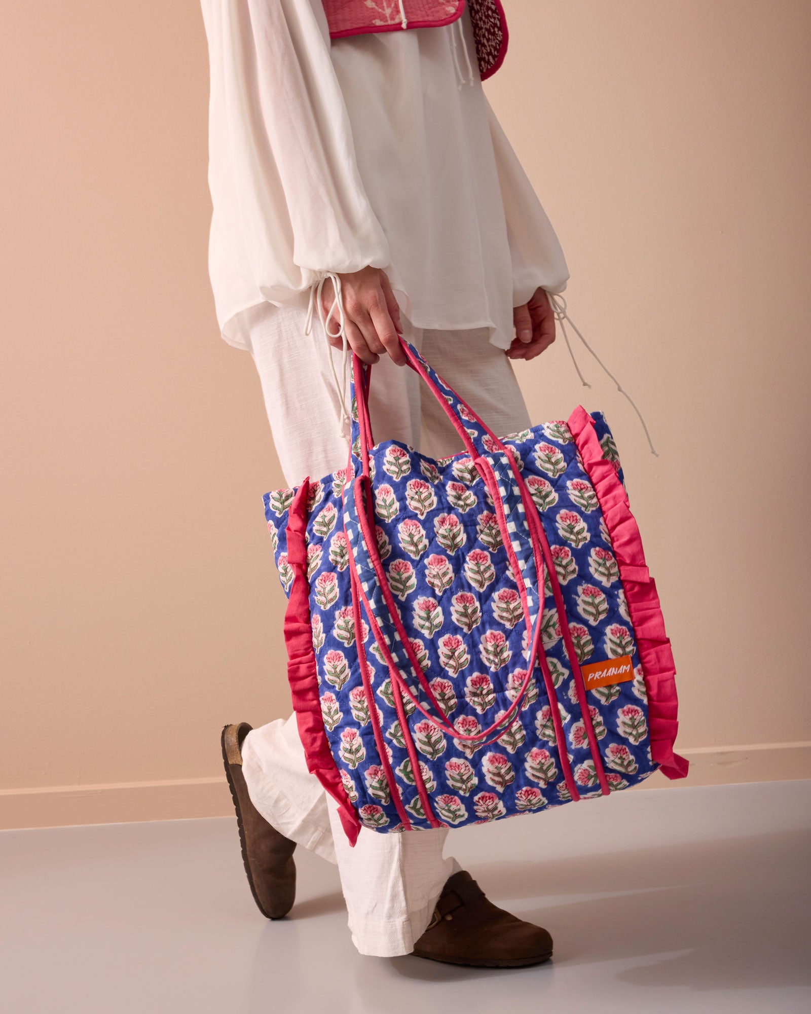 Frill bag - Marine Blue