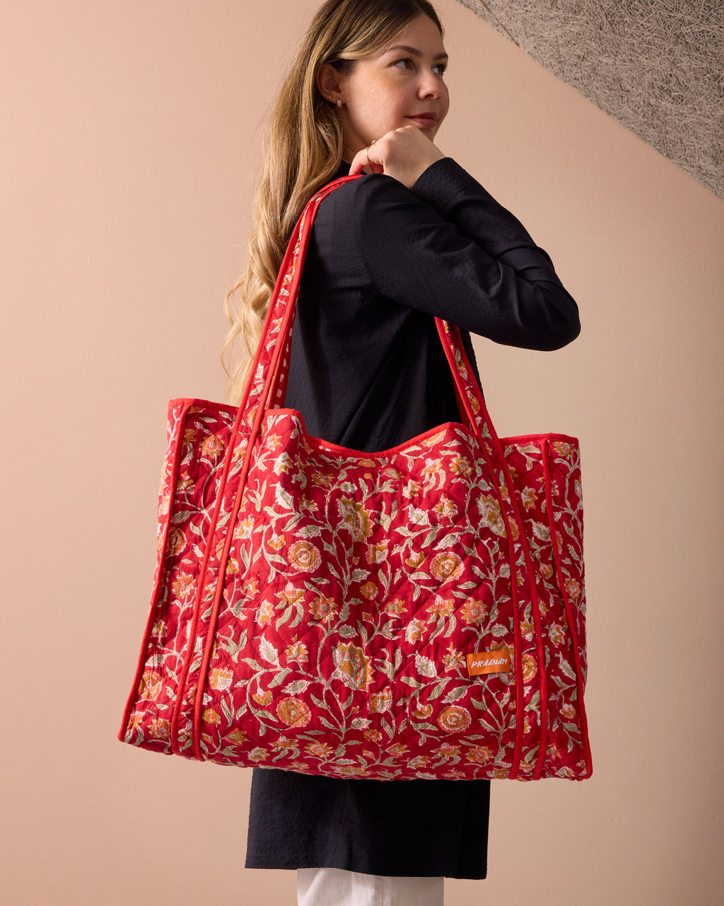 Maxi tote - Ruby Red