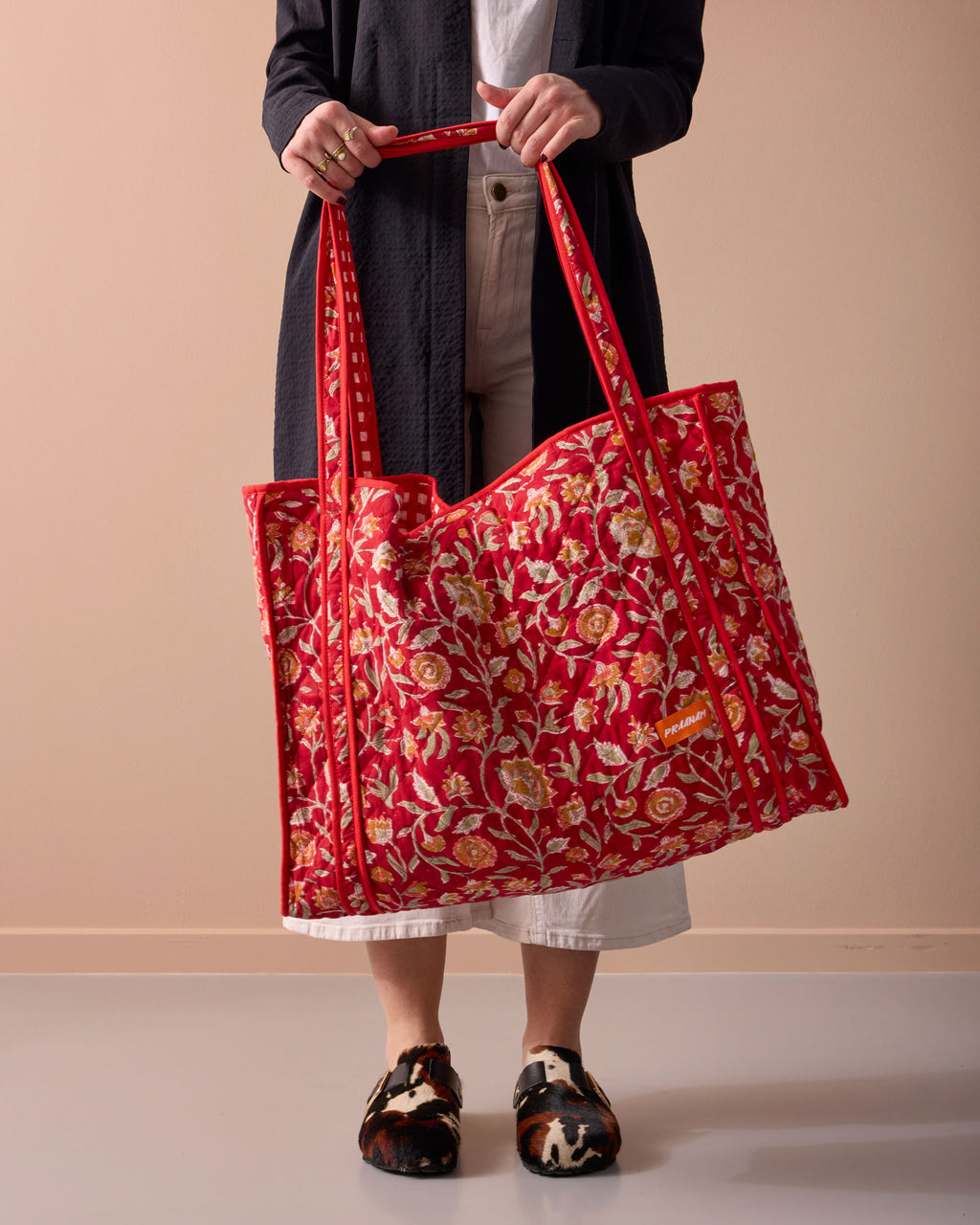 Maxi tote - Ruby Red