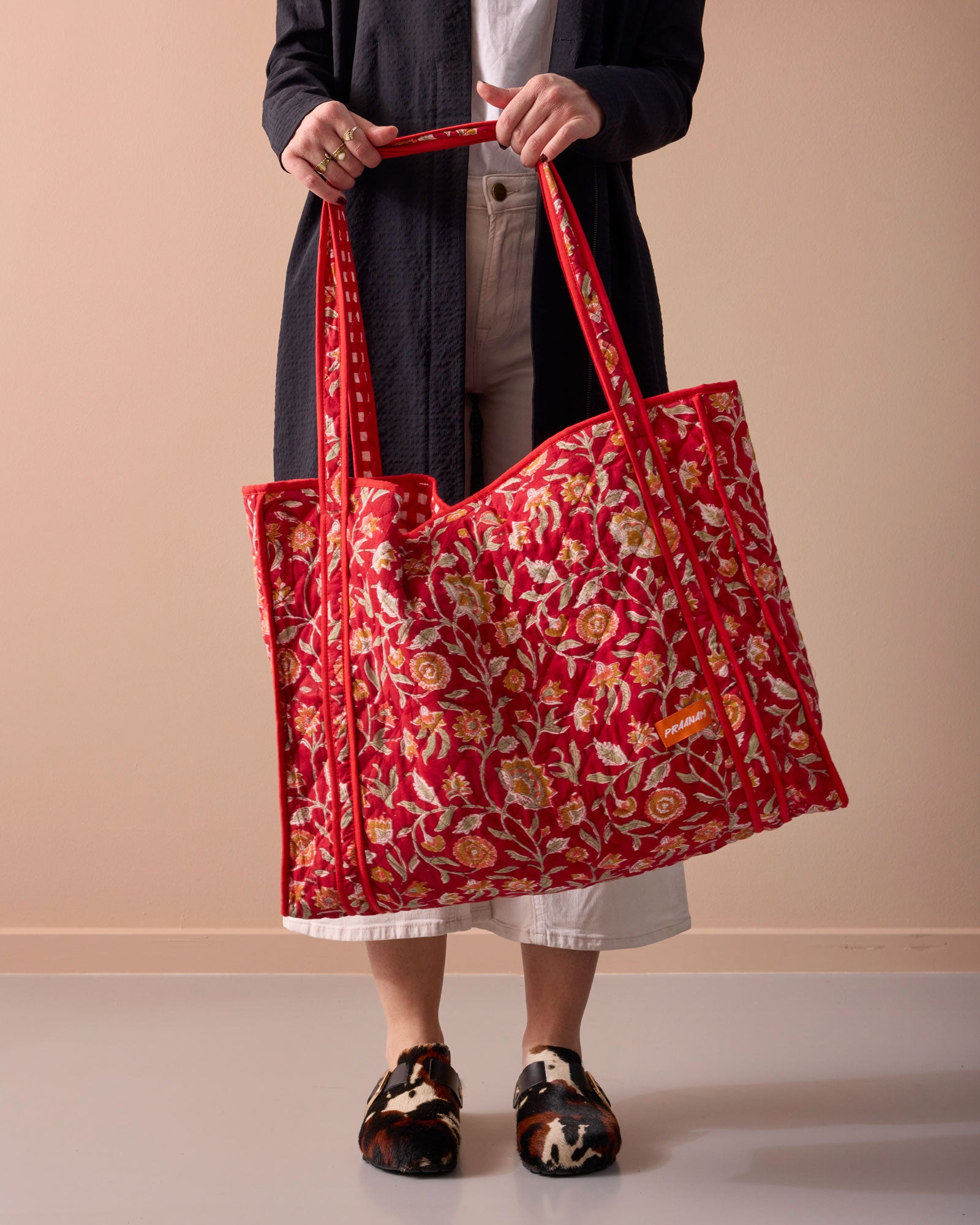 Maxi tote - Ruby Red