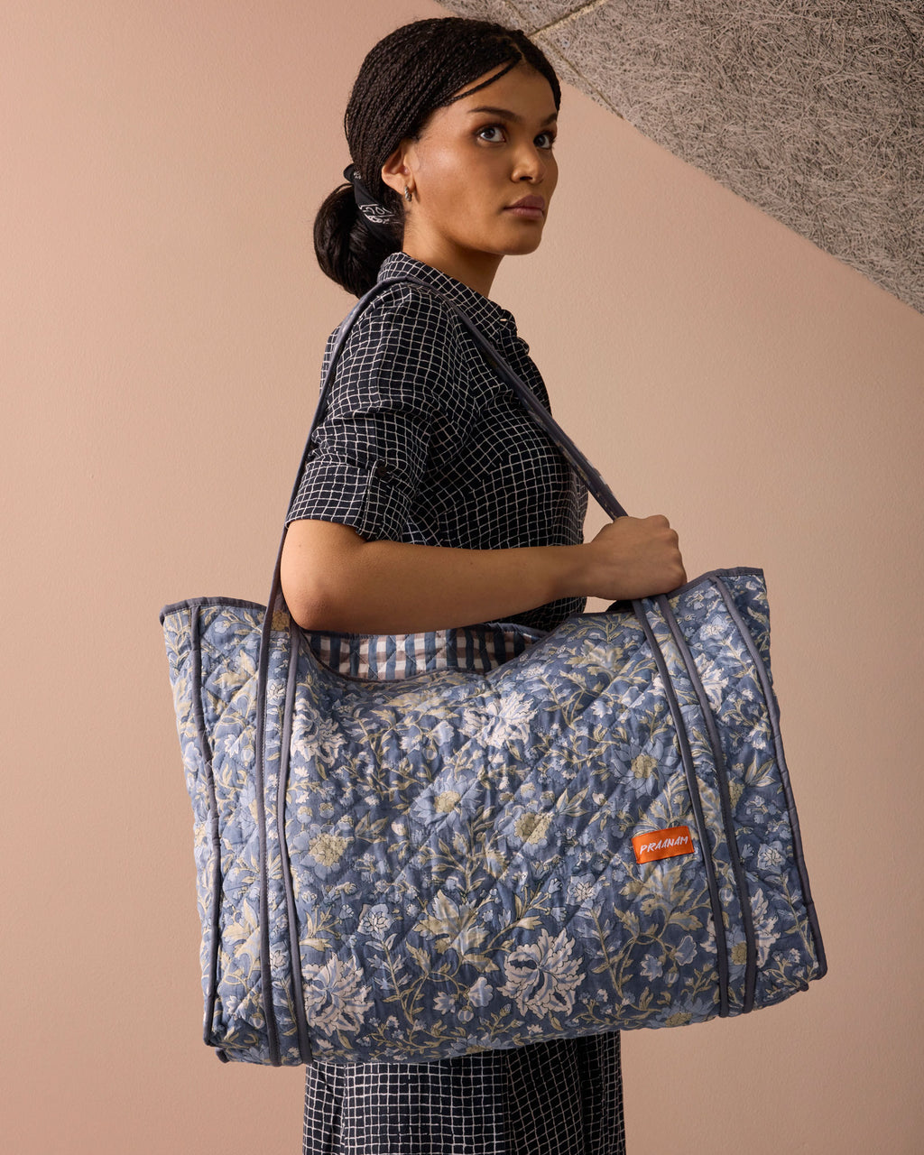 Maxi tote - Aegean blue