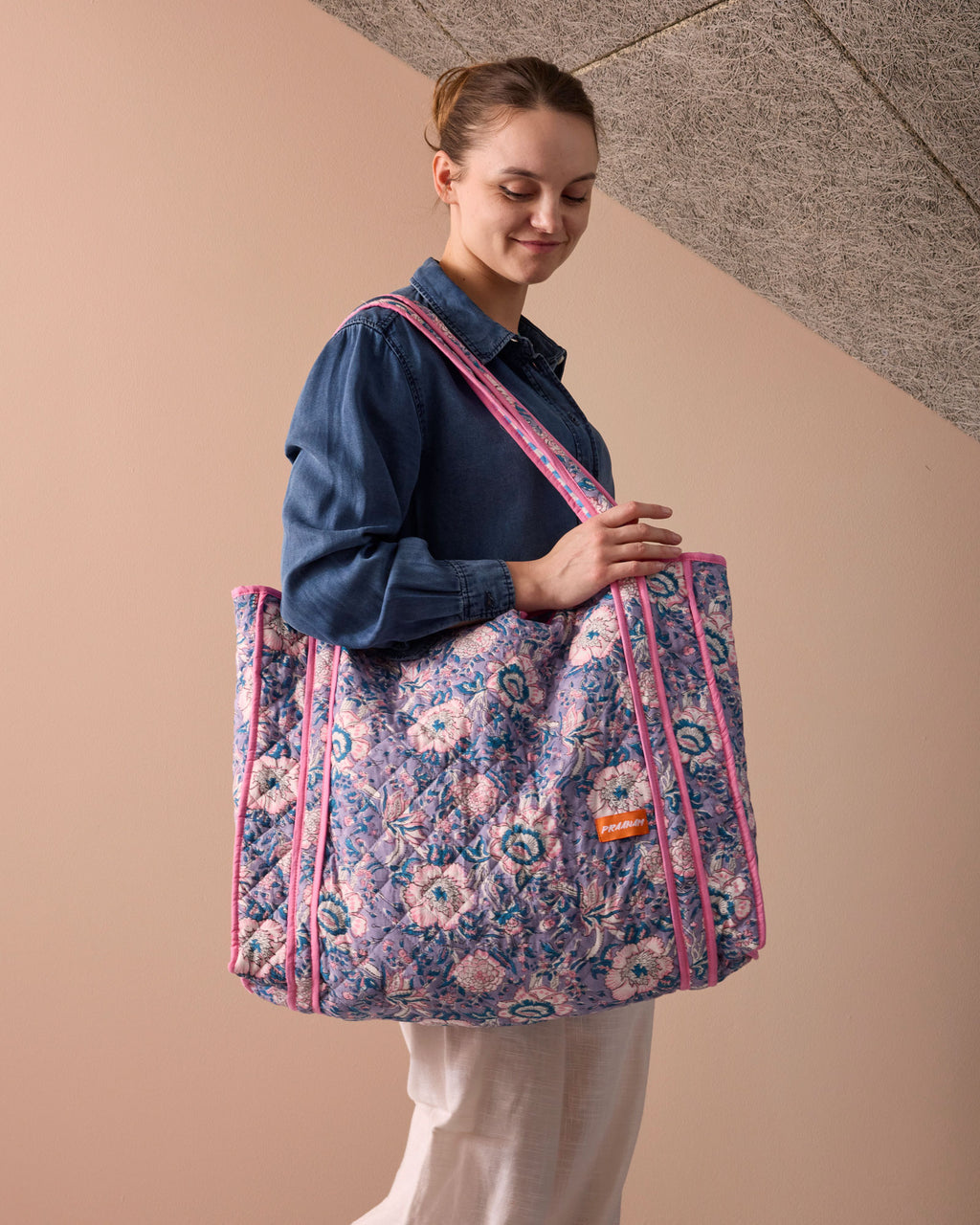 Maxi tote - Liliac