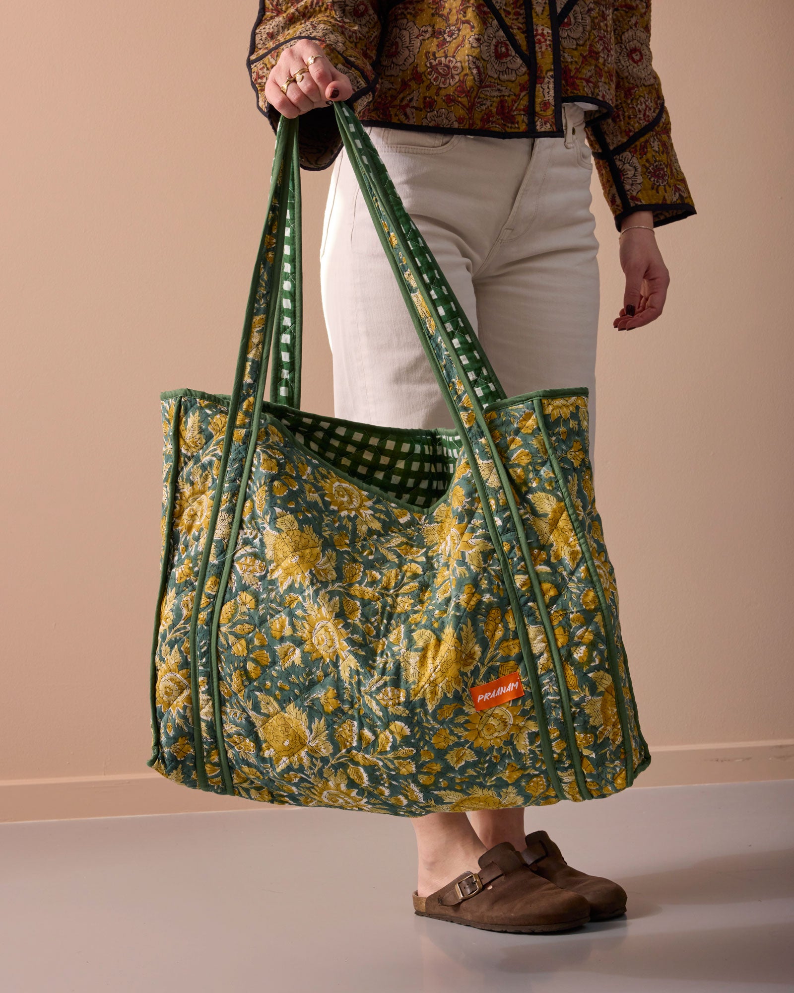 Maxi tote - Emerald Green