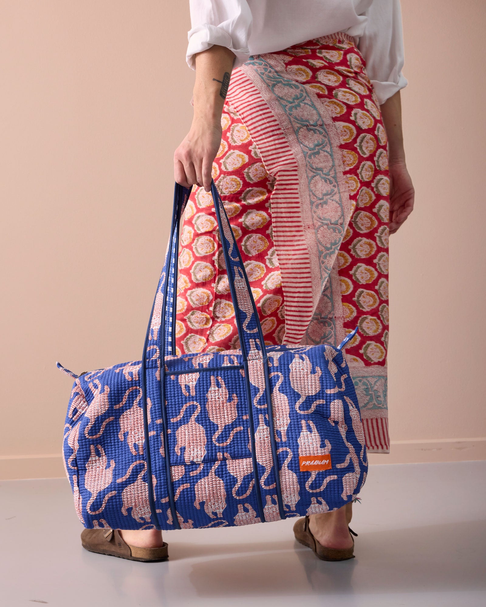 Duffle Bag - Blue tigers