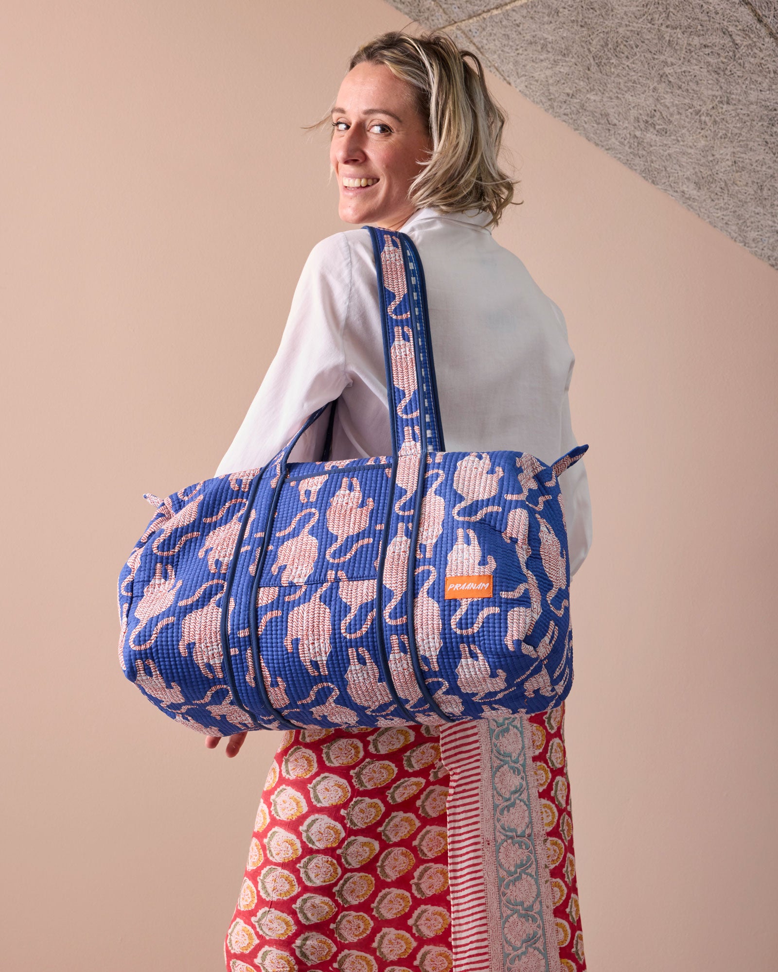 Duffle Bag - Blue tigers