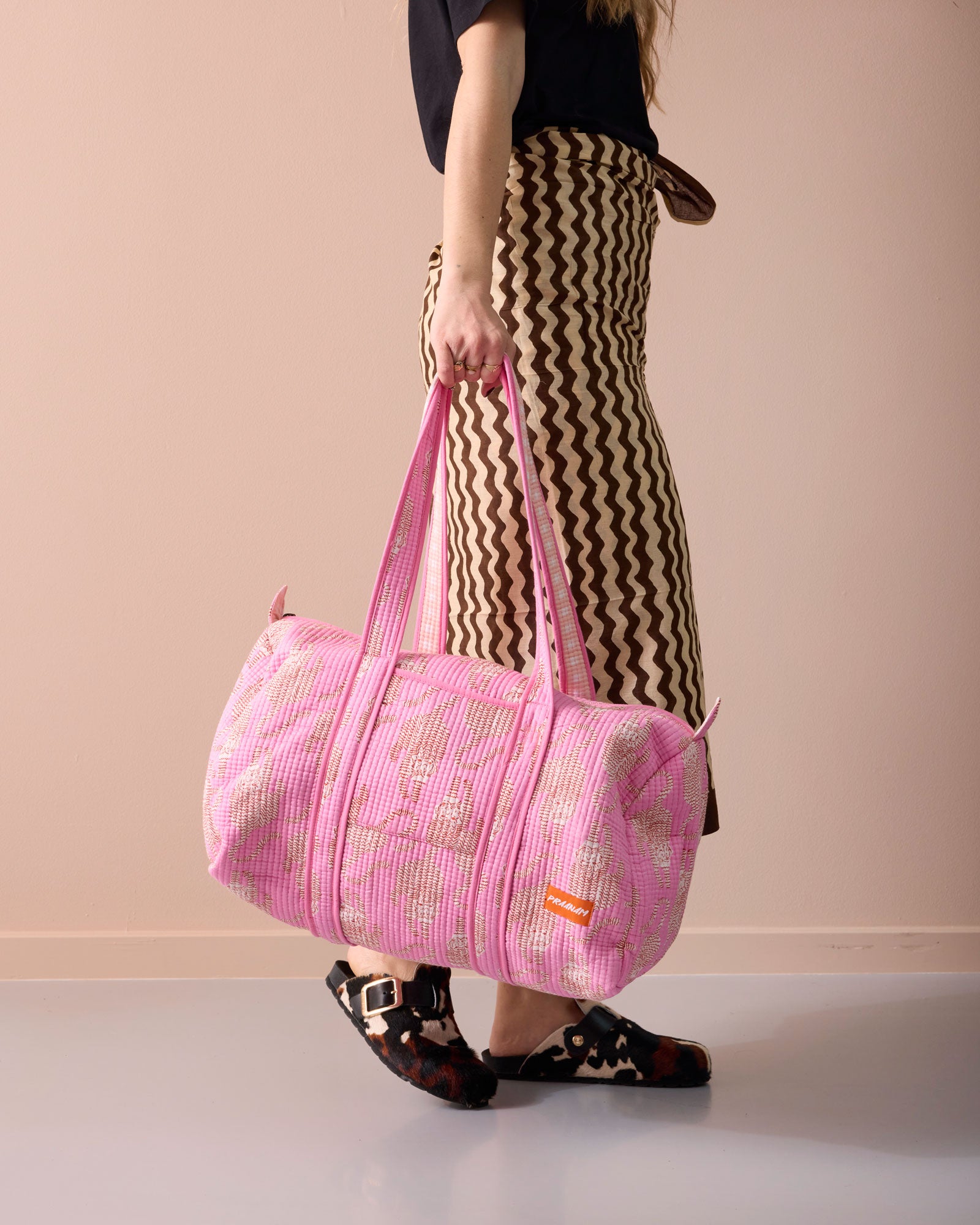 Duffle Bag - Pink tigers