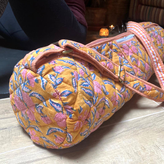 PRAANAM - ASANA BAG / SAFFRON GARDEN